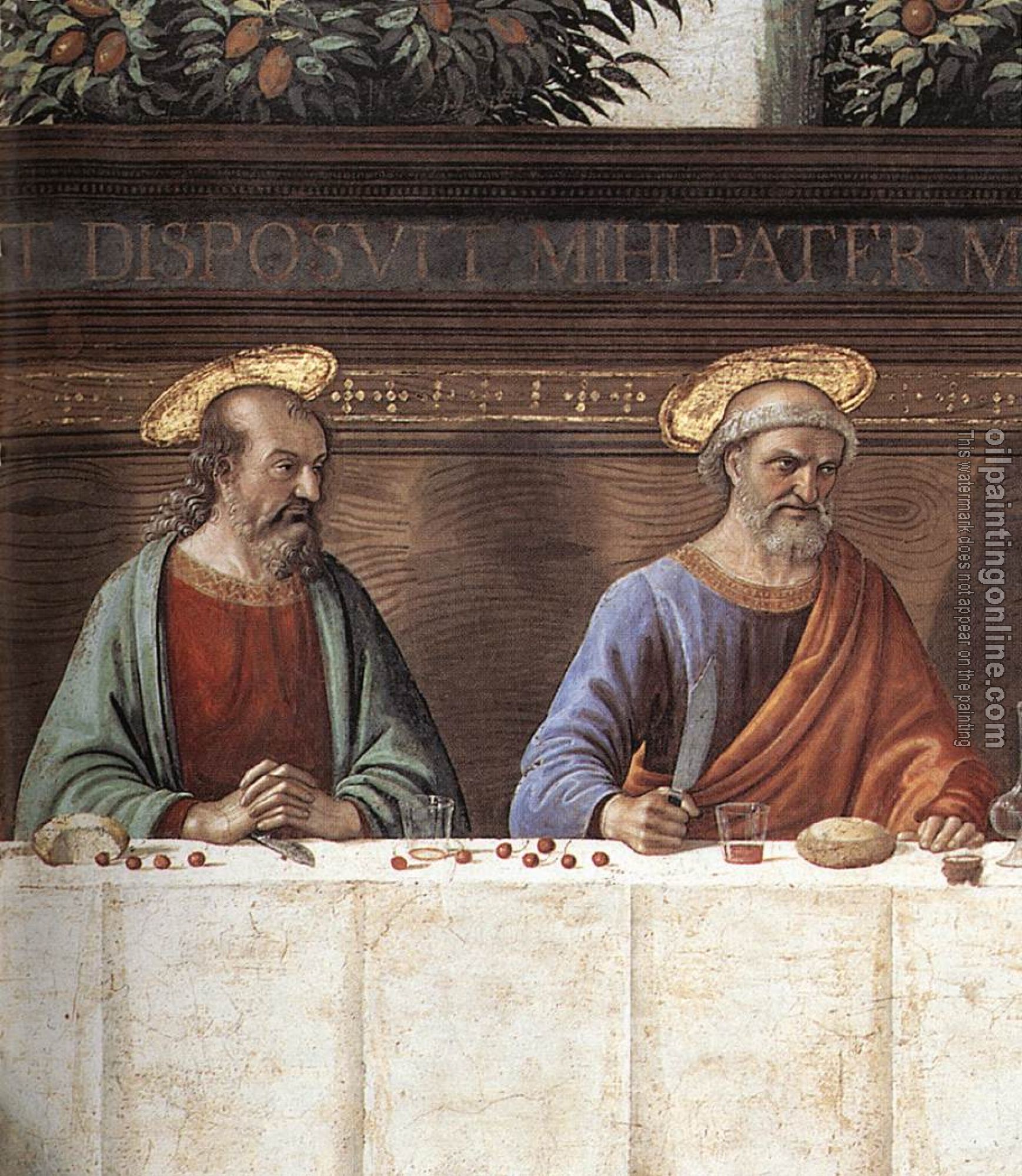 Ghirlandaio, Domenico - Last Supper 3 detail